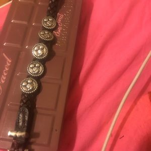 1994 Mickey Mouse leather belt bracelet